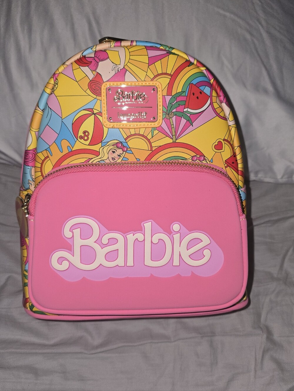 Loungefly Barbie Fun in the Sun Mini Backpack Pink